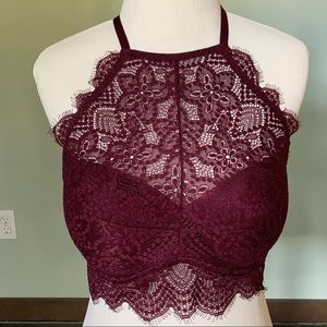 Pink push-up bralette